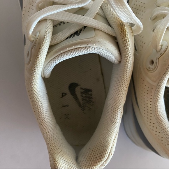 Nike Air Max 1 Ultra Moire Sneaker White & Grey Size 7.5 - Picture 7 of 9